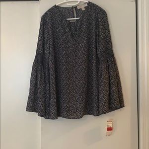 Bell sleeve Michael kors blouse